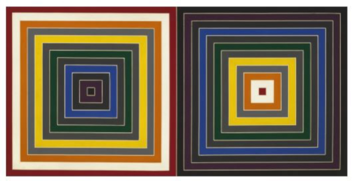 Cuadrados, círculos y semicírculos en la obra de Frank Stella